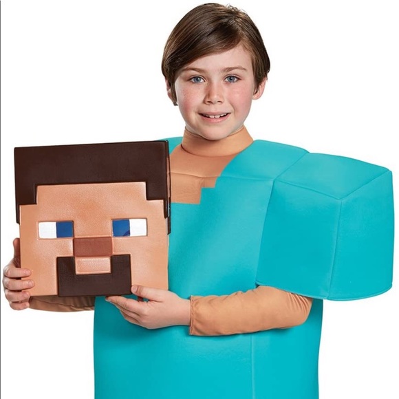 MINECRAFT Classic Steve Costume - Picture 3 of 6